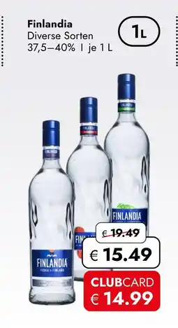 Travel Free Finlandia wodka Angebot