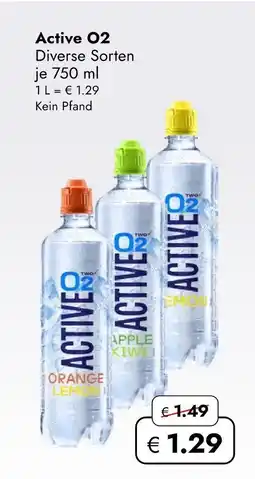 Travel Free Active o2 wasser Angebot