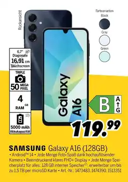 MEDIMAX Samsung galaxy a16 Angebot