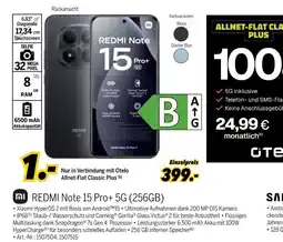 MEDIMAX Mi redmi note 15 pro+ 5g Angebot