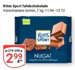 Globus Ritter Sport Tafelschokolade Angebot
