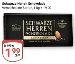 Globus Schwarze Herren Schokolade Angebot