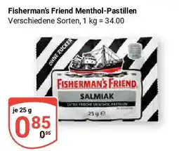 Globus Fisherman's Friend Menthol-Pastillen Angebot