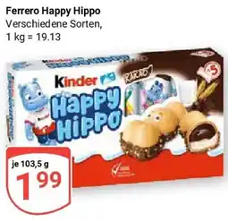 Globus Ferrero Happy Hippo Angebot