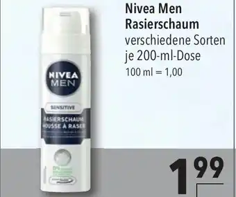 CITTI Markt Nivea Men Rasierschaum Angebot