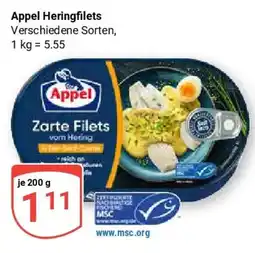 Globus Appel Heringfilets Angebot