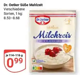 Globus Dr. Oetker Süße Mahlzeit Angebot