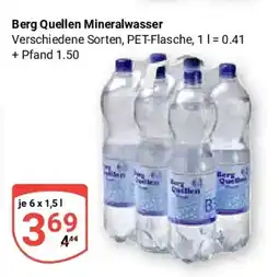 Globus Berg Quellen Mineralwasser Angebot