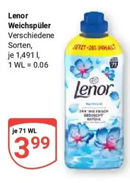 Globus Lenor Weichspüler Angebot