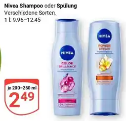 Globus Nivea Shampoo oder Spülung Angebot