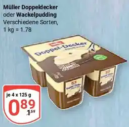 Globus Müller Doppeldecker oder Wackelpudding Angebot