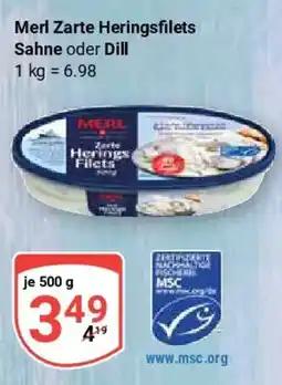 Globus Merl Zarte Heringsfilets Sahne oder Dill Angebot