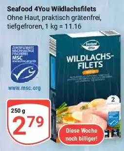 Globus Seafood 4You Wildlachsfilets Angebot