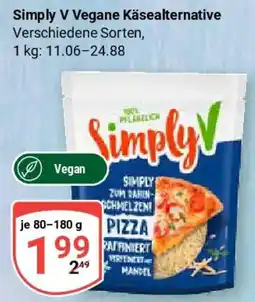 Globus Simply V Vegane Käsealternative Angebot