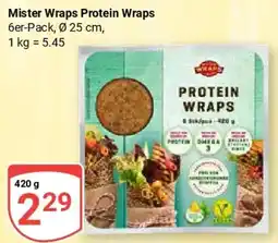 Globus Mister Wraps Protein Wraps Angebot