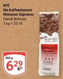 Globus KFE Die Kaffeerösterei Monsoon Espresso Angebot