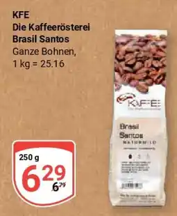 Globus KFE Die Kaffeerösterei Brasil Santos Angebot