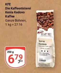 Globus KFE Die Kaffeerösterei Kenia Kedovo Kaffee Angebot
