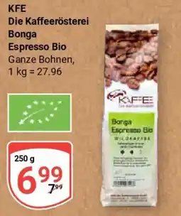 Globus KFE Die Kaffeerösterei Bonga Espresso Bio Angebot