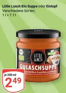 Globus Little Lunch Bio Suppe oder Eintopf Angebot