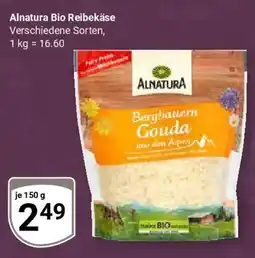 Globus Alnatura Bio Reibekäse Angebot