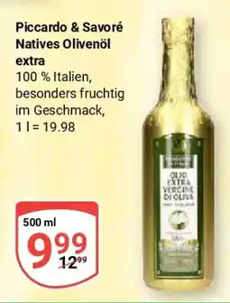 Globus Piccardo & Savoré Natives Olivenöl extra Angebot