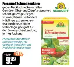 V Baumarkt Ferramol Schneckenkorn Angebot
