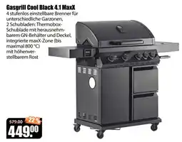 V Baumarkt Gasgrill Cool Black 4.1 MaxX Angebot
