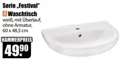 V Baumarkt Serie „Festival“ Waschtisch Angebot