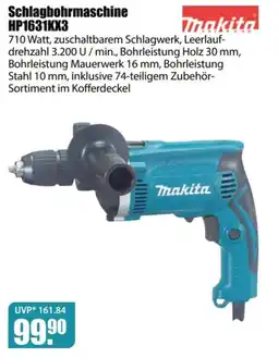 V Baumarkt Schlagbohrmaschine Makita HP1631KX3 Angebot