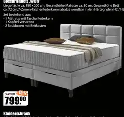 V Baumarkt Boxspringbett „Wien“ Angebot