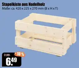 V Baumarkt Stapelkiste aus Nadelholz Angebot