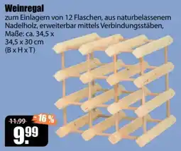 V Baumarkt Weinregal Angebot