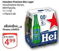 Globus Heineken Premium Bier Lager Angebot