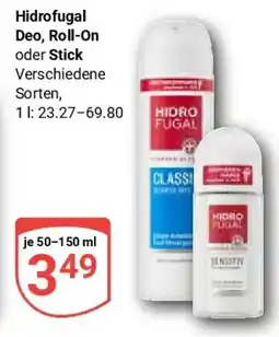 Globus Hidrofugal Deo, Roll-On oder Stick Angebot