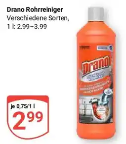 Globus Drano Rohrreiniger Angebot
