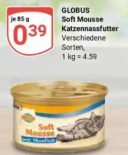 Globus GLOBUS Soft Mousse Katzennassfutter Angebot