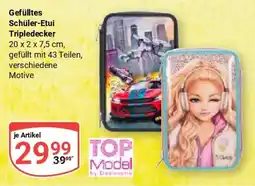 Globus Gefülltes Schüler-Etui Tripledecker Angebot