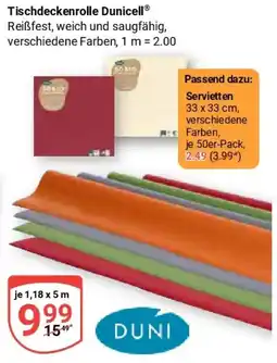 Globus Tischdeckenrolle Dunicell Angebot