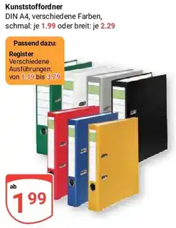 Globus Kunststofford ner DIN A4 Angebot