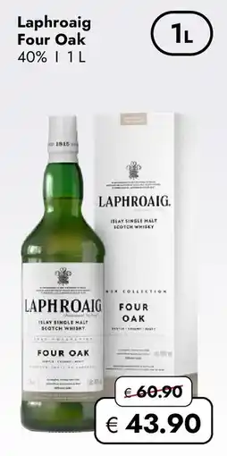 Travel Free Laphroaig Four Oak Angebot