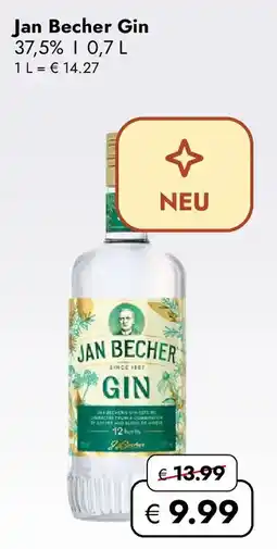 Travel Free Jan Becher Gin Angebot
