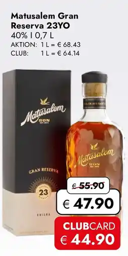 Travel Free Matusalem Gran Reserva 23YO Angebot