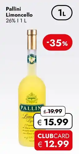 Travel Free Pallini Limoncello Angebot