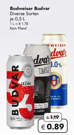 Travel Free Budweiser Budvar Angebot