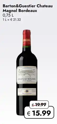 Travel Free Barton&Guestier Chateau Magnol Bordeaux Angebot