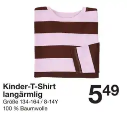Zeeman Kinder-T-Shirt langärmelig Angebot