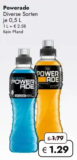 Travel Free Powerade Angebot