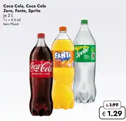 Travel Free Coca Cola, Coca Cola Zero, Fanta, Sprite Angebot