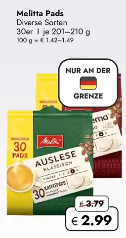 Travel Free Melitta Pads Angebot